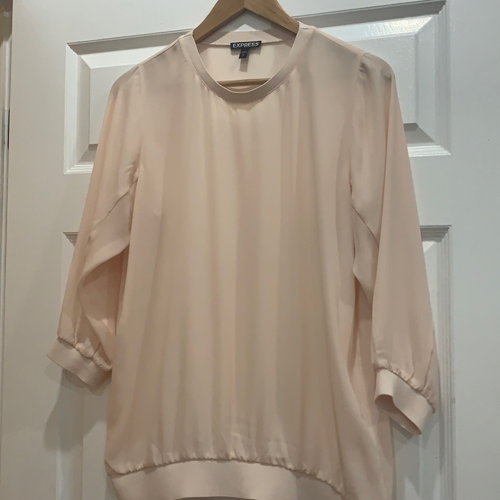 Express Sheer Back Blouse